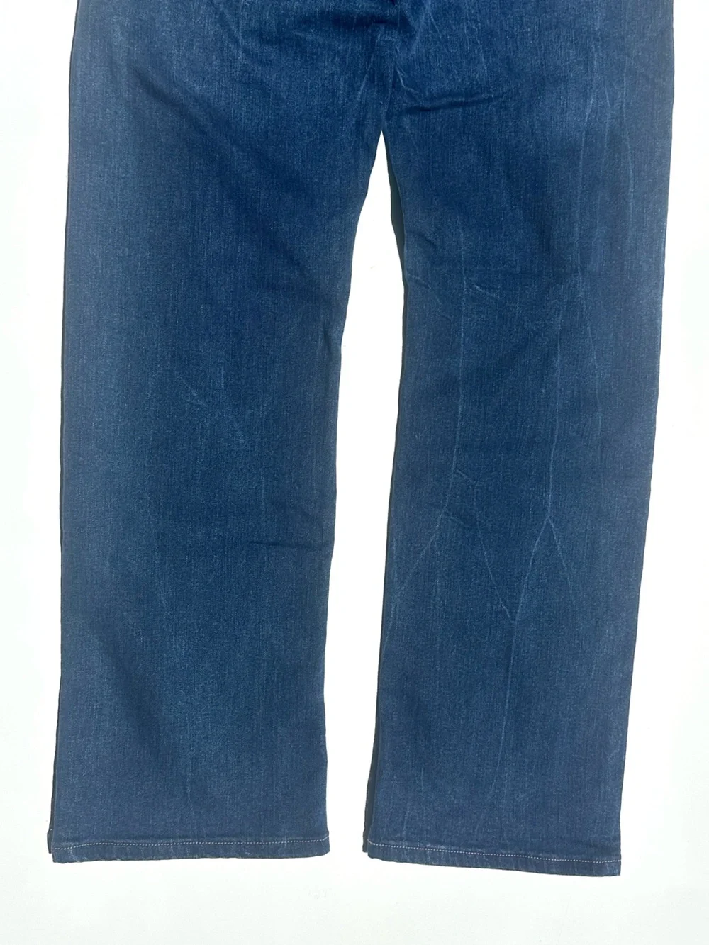 Diesel Larkee Men's Straight Stretch Jeans in Deep Blue Denim, W 31 L 30